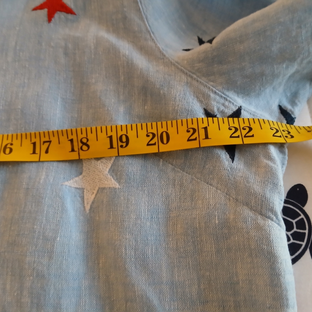 John Mark Light Blue Star Button Down Shirt - Picture 9 of 13